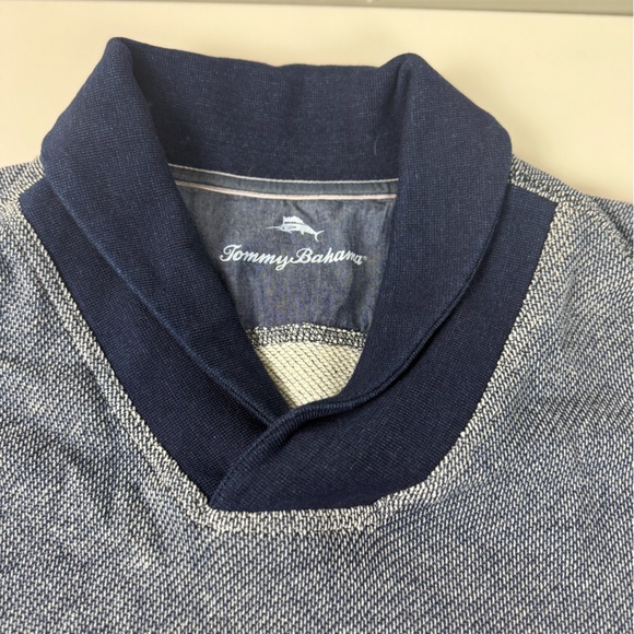 Tommy Bahama Shawl Collar Cotton Pullover Sweater NWT - Picture 9 of 9